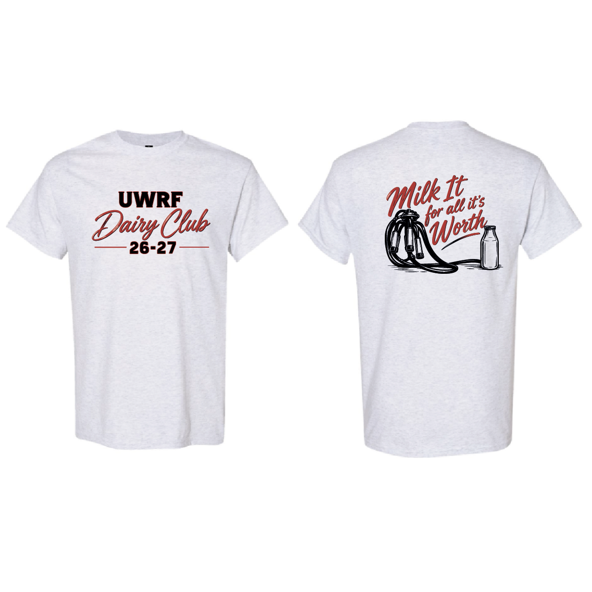 UWRF Dairy Club Short Sleeve T-shirt 2026