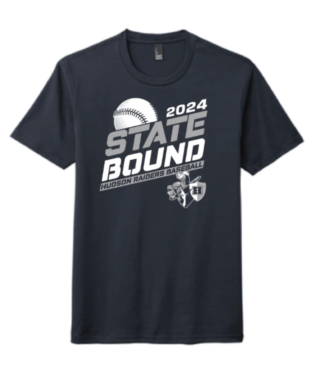 Hudson Raider Baseball State Bound T-shirt