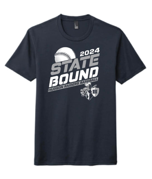 Hudson Raider Baseball State Bound T-shirt
