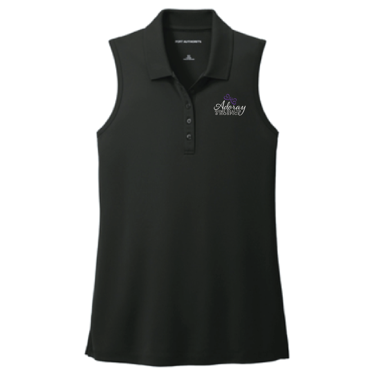 Port authority sleeveless polo best sale