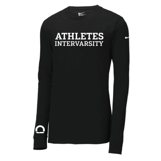 Athletes InterVarsity Nike Dri-FIT Cotton/Poly Long Sleeve Tee