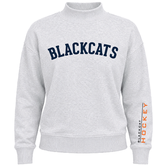 Blackcats J. America Ladies Dream Fleece Mock Neck