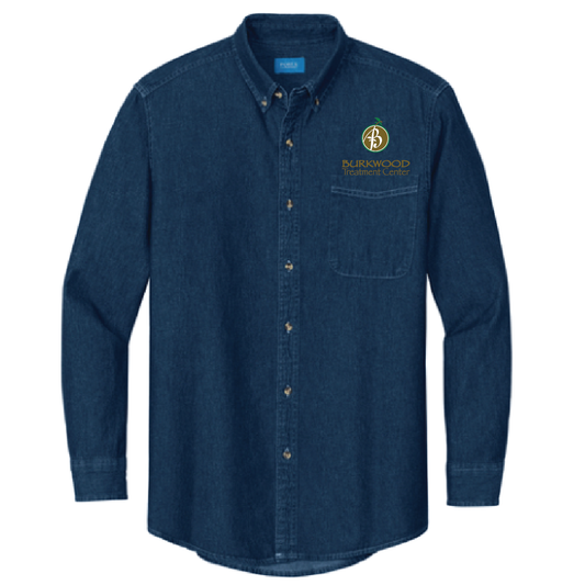 Burkwood Port & Company® - Long Sleeve Value Denim Shirt