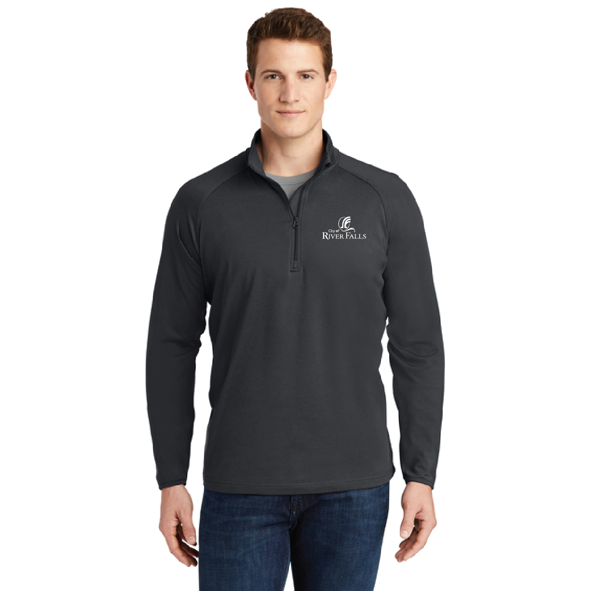 City of RF Sport-Tek® Sport-Wick® Stretch 1/4-Zip Pullover - Tall Sizes
