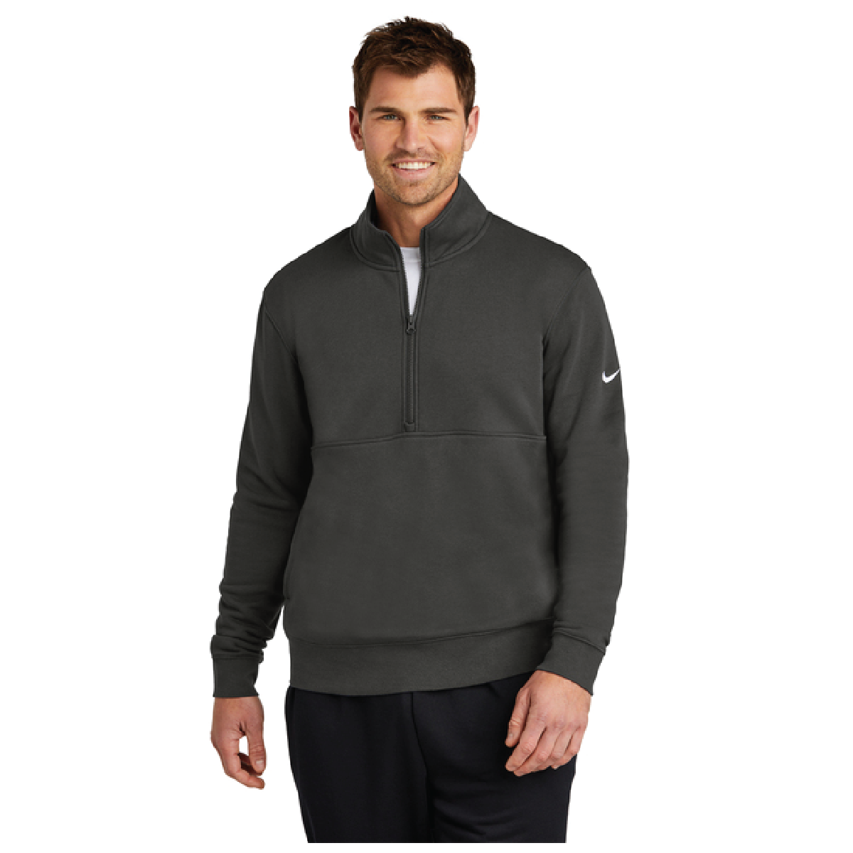 FNBRF Nike Club Fleece Sleeve Swoosh 1/2-Zip
