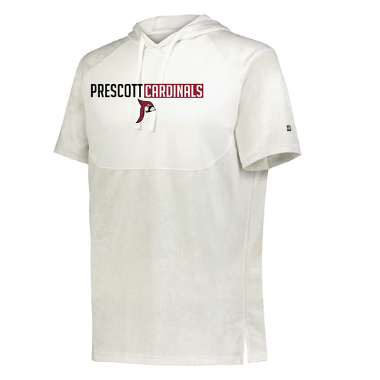 Prescott Retail Online Badger STADIUM PRINT SHORT SLEEVE HOODED TEE