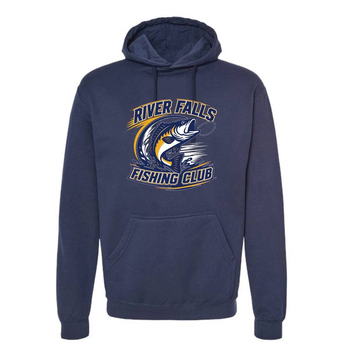 RF Fishing Club Tultex Unisex Fleece Hooded Sweatshirt