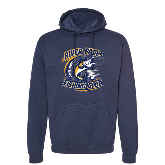 RF Fishing Club Tultex Unisex Fleece Hooded Sweatshirt