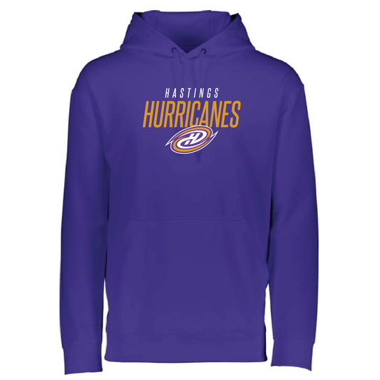 Hastings Hurricanes Wicking Fleece Hoodie - Purple
