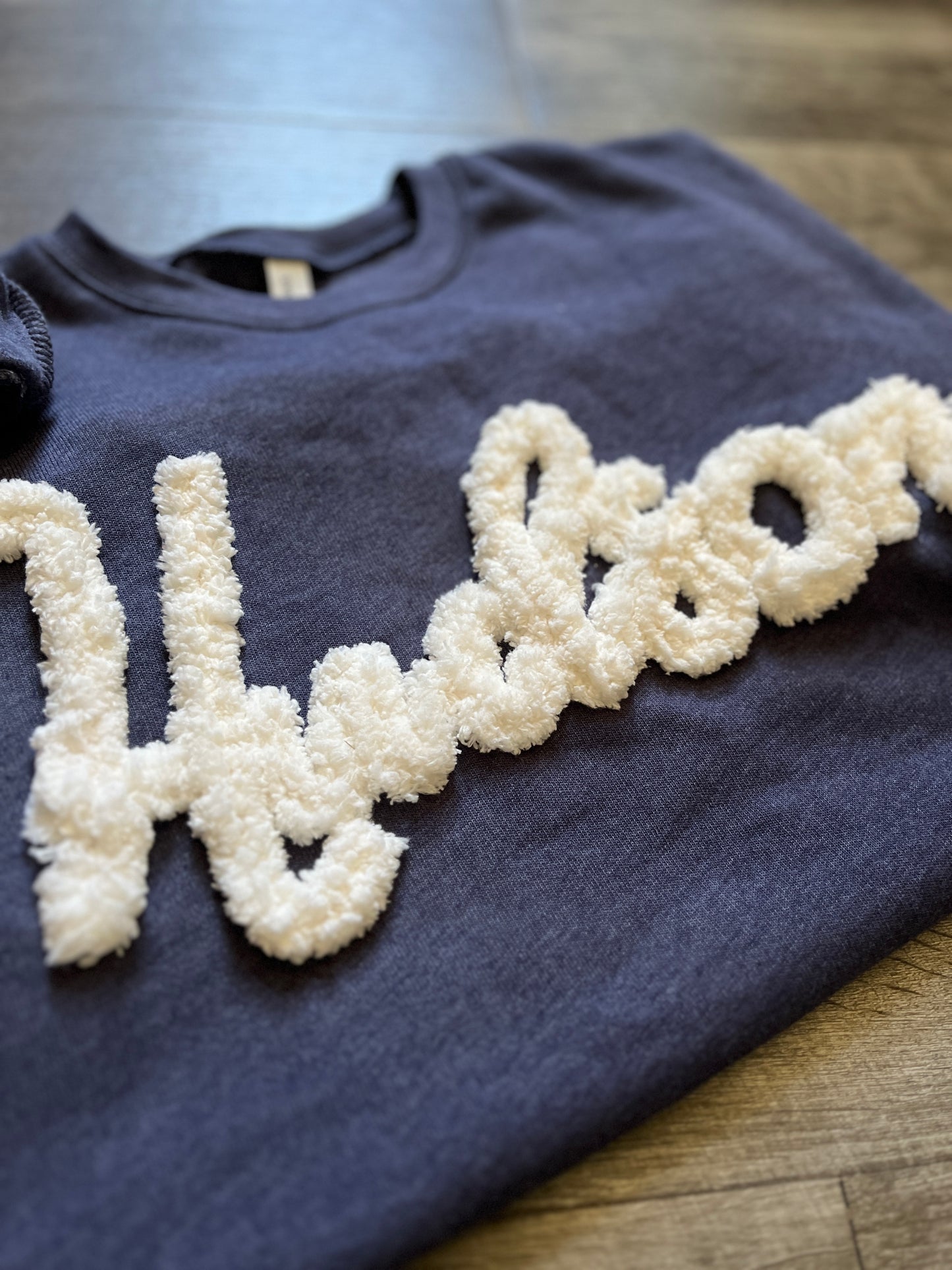 Hudson Raiders Online BELLA + CANVAS - Sponge Fleece Drop Shoulder Crewneck Sweatshirt with Chenille Yarn Embroidery