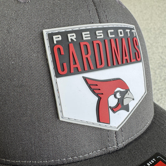 Prescott Retail Online Richardson PTS30 Ignite RT R-Flex Hat with Rubber Patch - Black/Cardinal