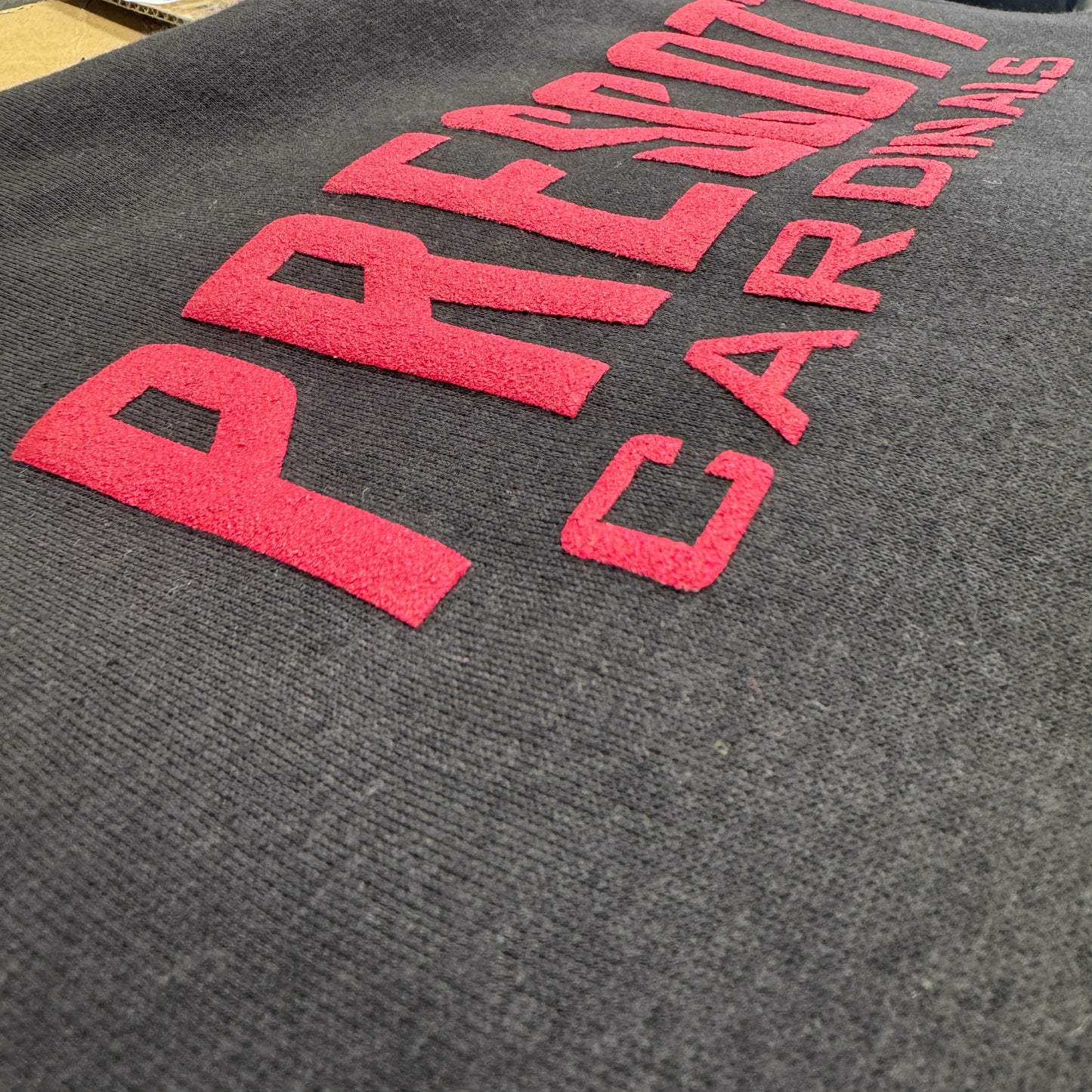 Prescott Retail Online 60/40 Hoodie With Puff Print - Black -140