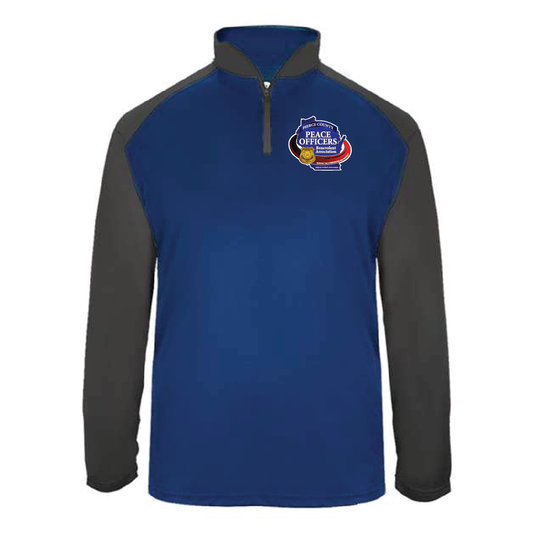 PCPOBA Badger - Ultimate SoftLock Sport Quarter-Zip Pullover - Royal