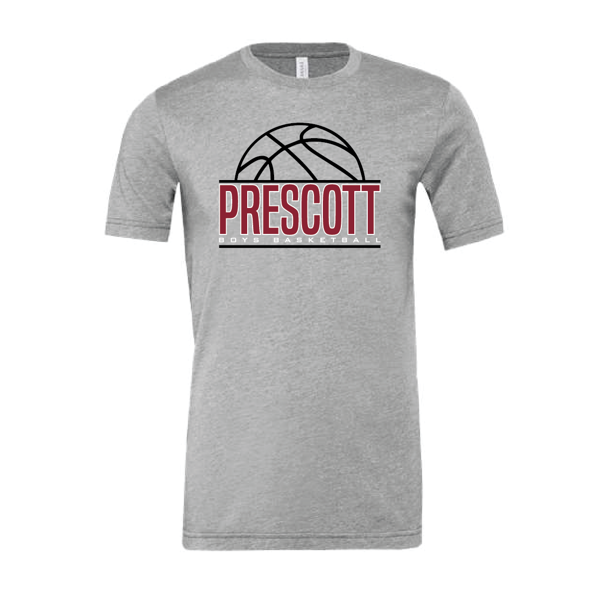 Prescott Boys Basketball Bella and Canvas Jersey Tee