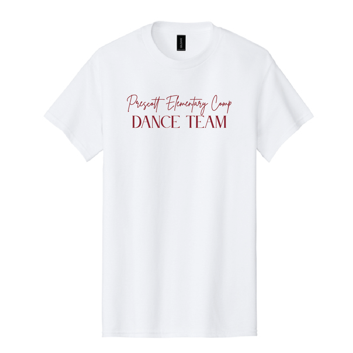 Prescott Elementary Dance Team Gildan 100% T-Shirt with Print