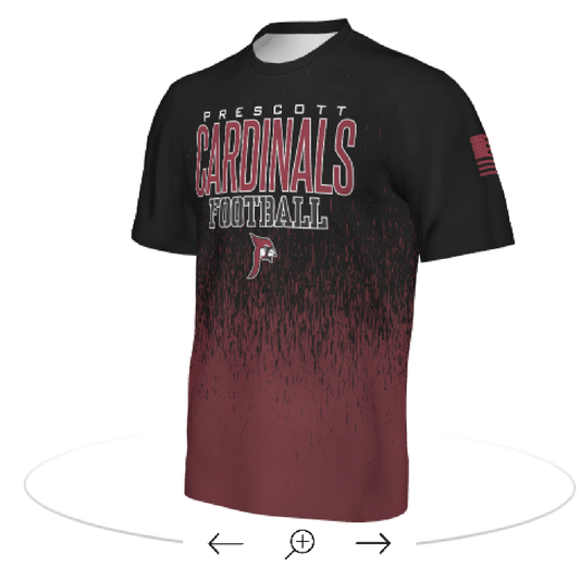 Prescott Retail Online Football Sublimated Shirt 2025