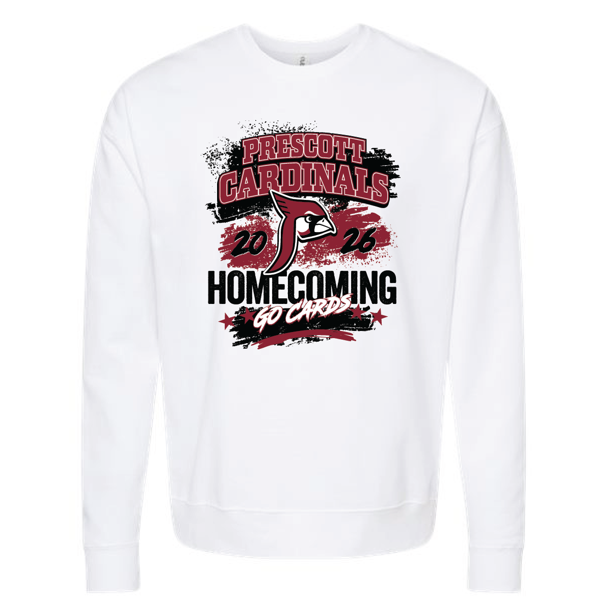 Prescott Homecoming Tultex Unisex Fleece Crewneck