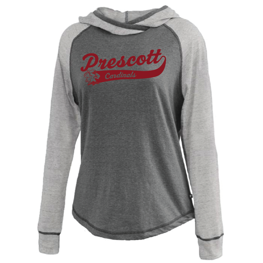 Prescott Retail Girls Pennant Hooded Tshirt Black - 17