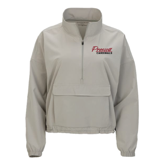 Prescott Retail Online Women's Stretch Woven Quarter-Zip Pullover