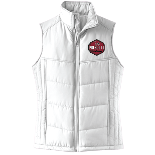 Prescott Retail Online Port Authority Women's Puffy Vest with Patch