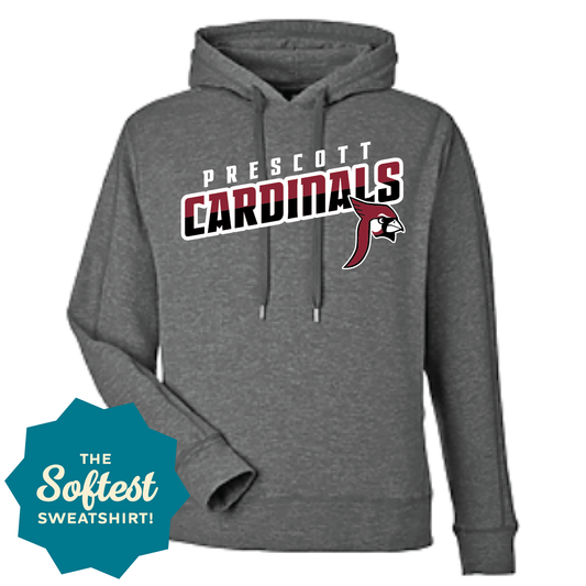 Prescott Retail Online J America Electric Fleece Hooded Sweatshirt - Onyx 113