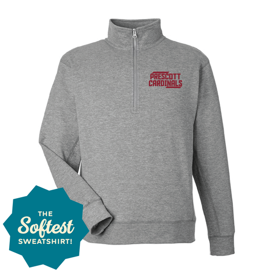 Prescott Retail Online Electric Fleece Quarter-Zip Sweatshirt - Slate 49