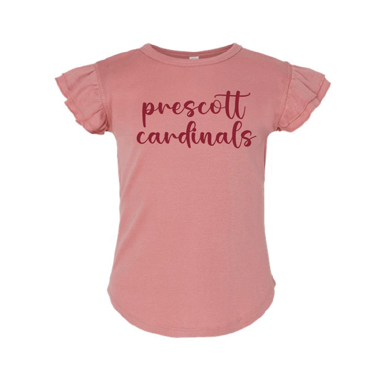 Prescott Retail Online Rabbit Skins Toddler Flutter Sleeve Tee