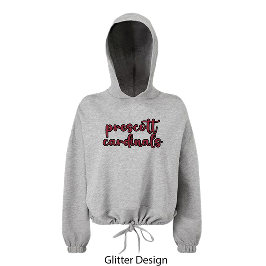 Prescott Retail Online TriDri Women's Cropped Maria Hooded Sweatshirt