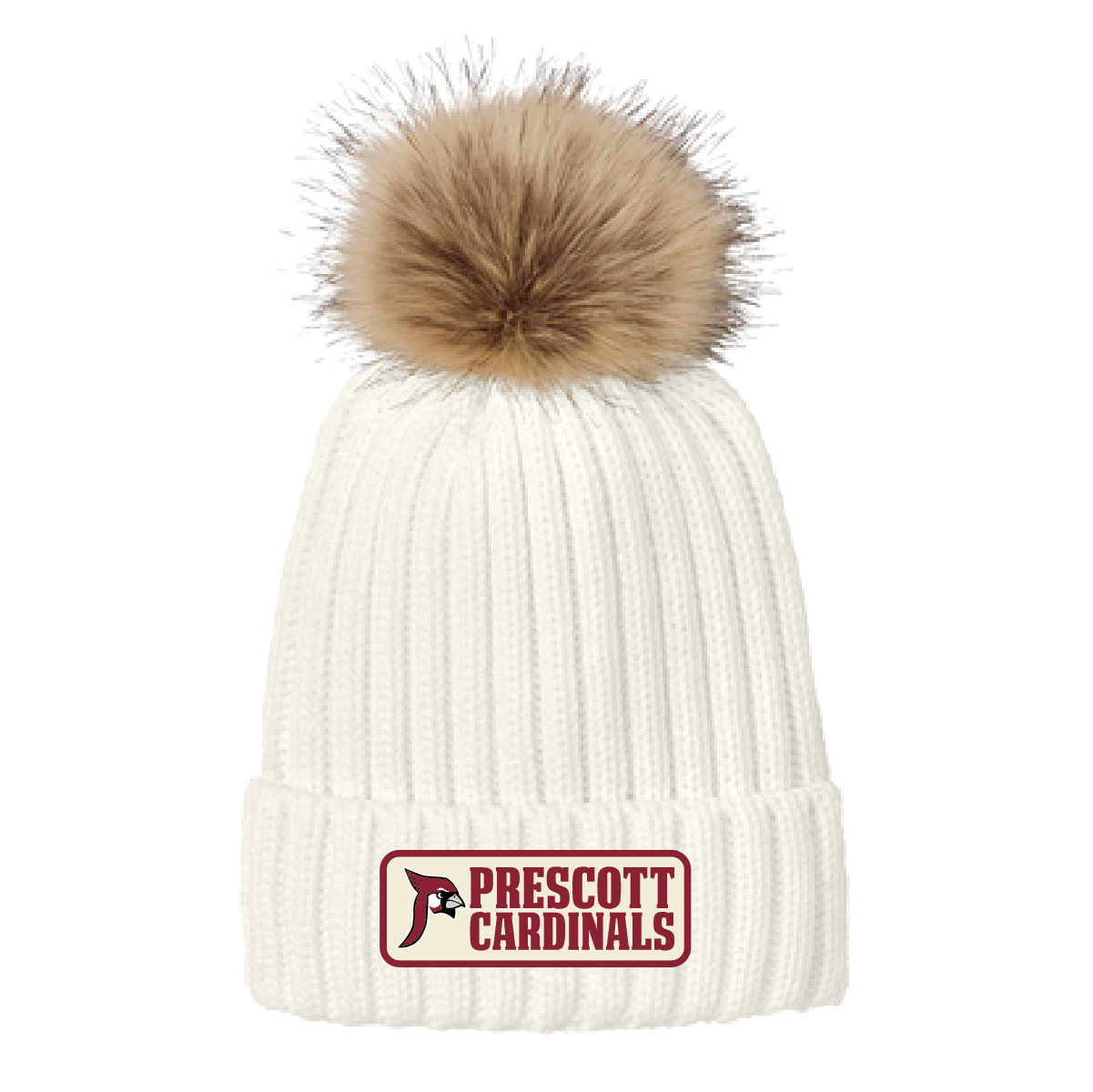 Prescott Retail Online Port Authority Faux Fur Pom Beanie