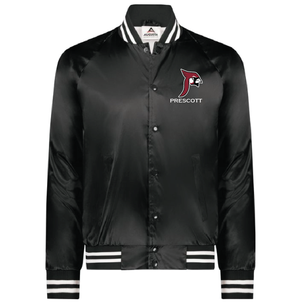 Prescott Retail Online Satin Baseball Jacket