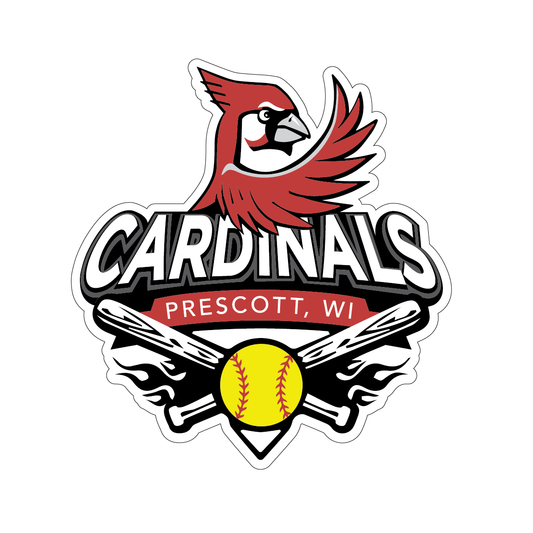 Prescott Retail Online Softball Helmet Decal