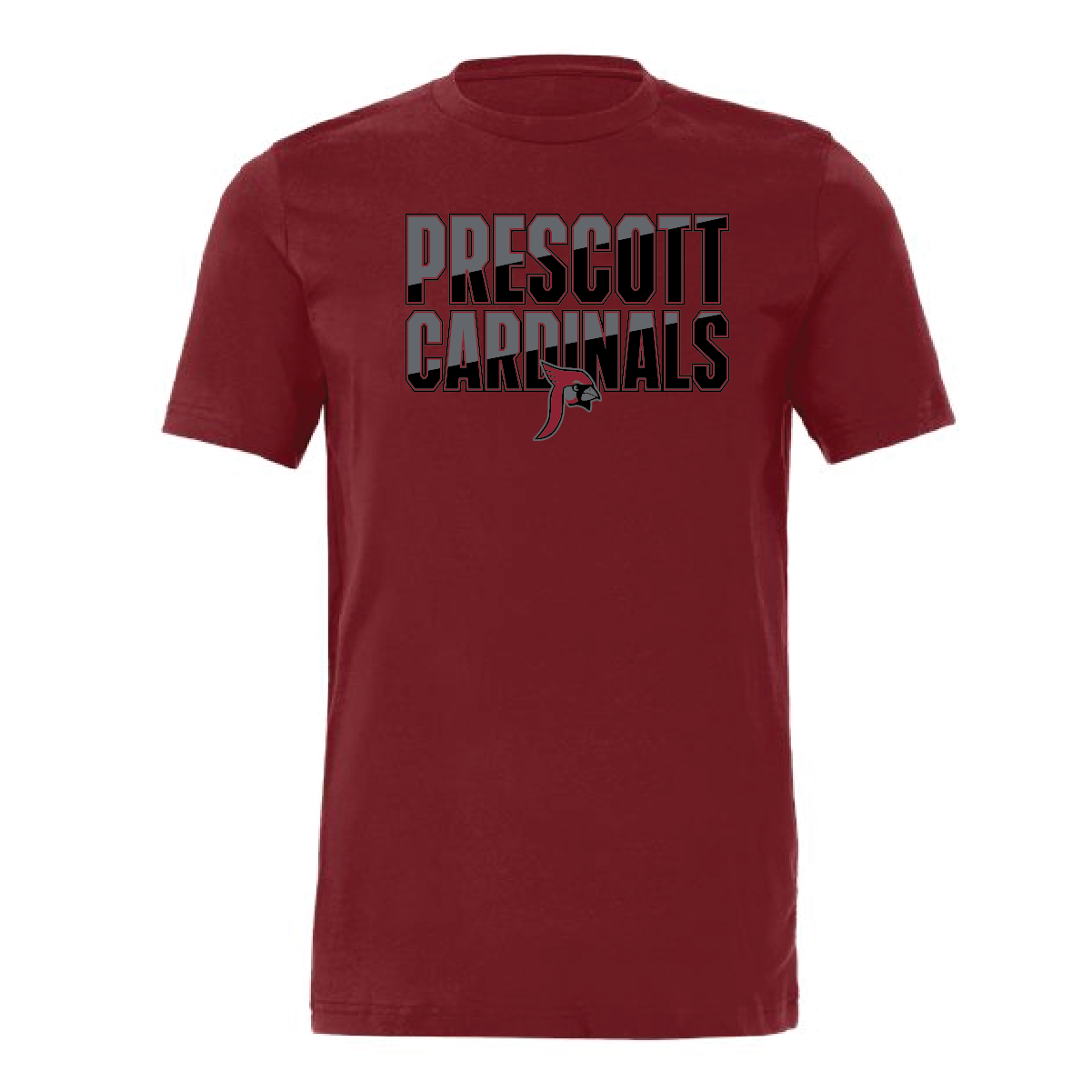 Prescott Retail Online Bella & Canvas Jersey Tee Cardinal - 124