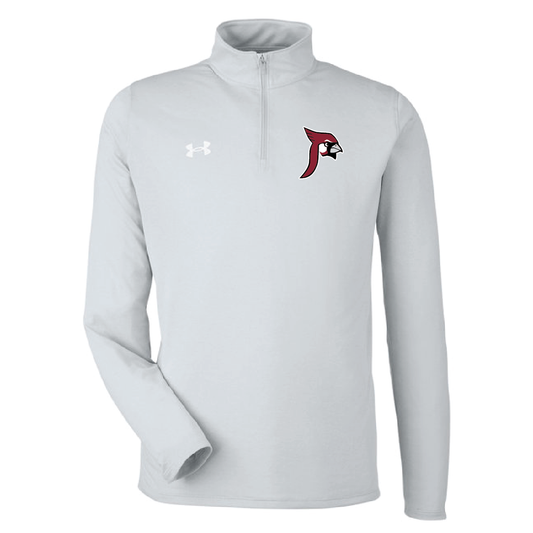 Prescott Retail Online UA Men's Team Tech 1/4 ZIp Grey - Flying P