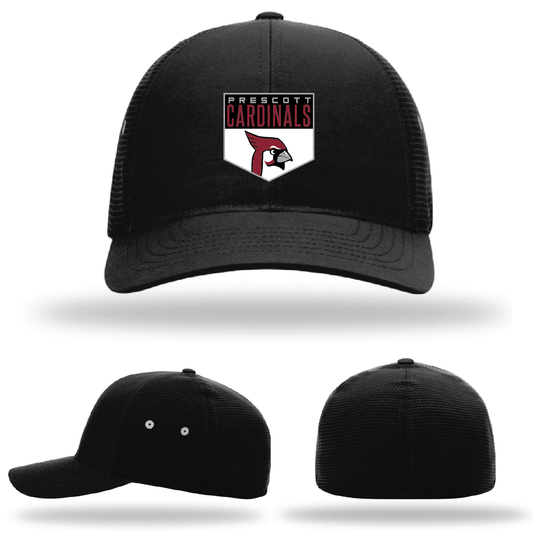 Prescott Retail Online Richardson 933 Bandon Flexfit Hat with Rubber Patch - Black