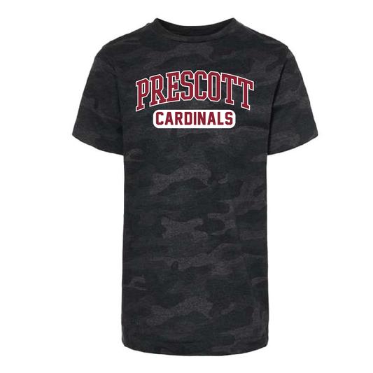 Prescott Retail Online LAT - Youth Fine Jersey Tee Storm Camo