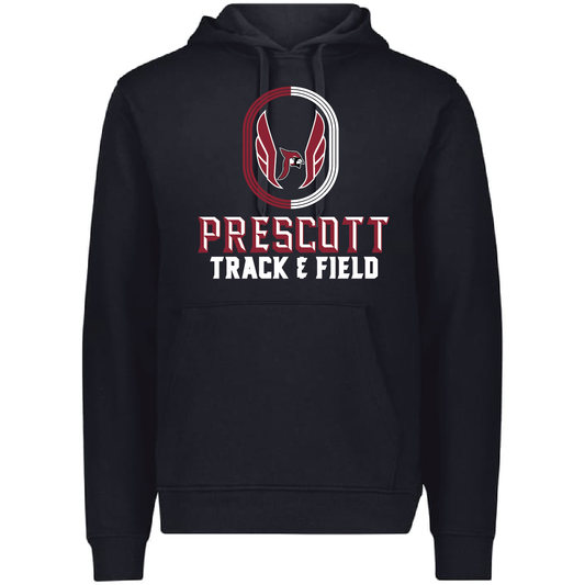Prescott Retail Online 2025 Track & Field New Era Comeback Fleece Pullover Hoodie