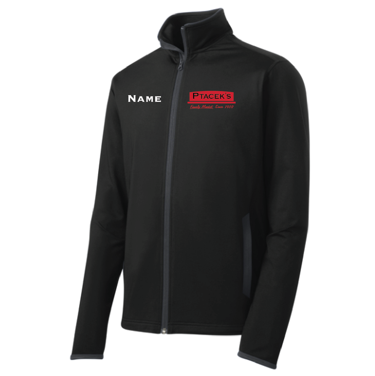 Ptacek's Sport-Tek Sport-Wick Stretch Contrast Full-Zip Jacket