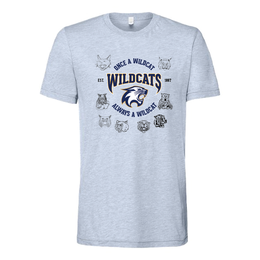 River Falls Retail Online - Once a Wildcat Short Sleeve T-shirt