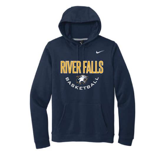 River Falls Retail Online - RF Boys Basketball Nike Club Fleece Sweatshirt- Navy 2025