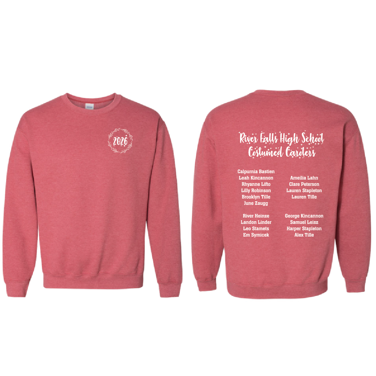 River Falls Costumed Carolers Crewneck Sweatshirt - 2026