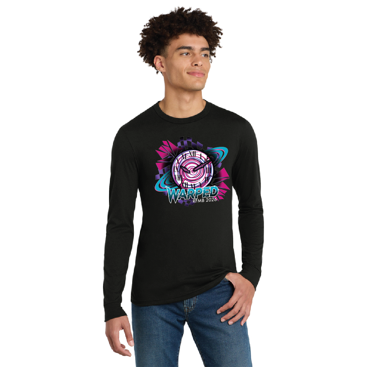 RFMB Warped District Perfect Tri Long Sleeve Tee