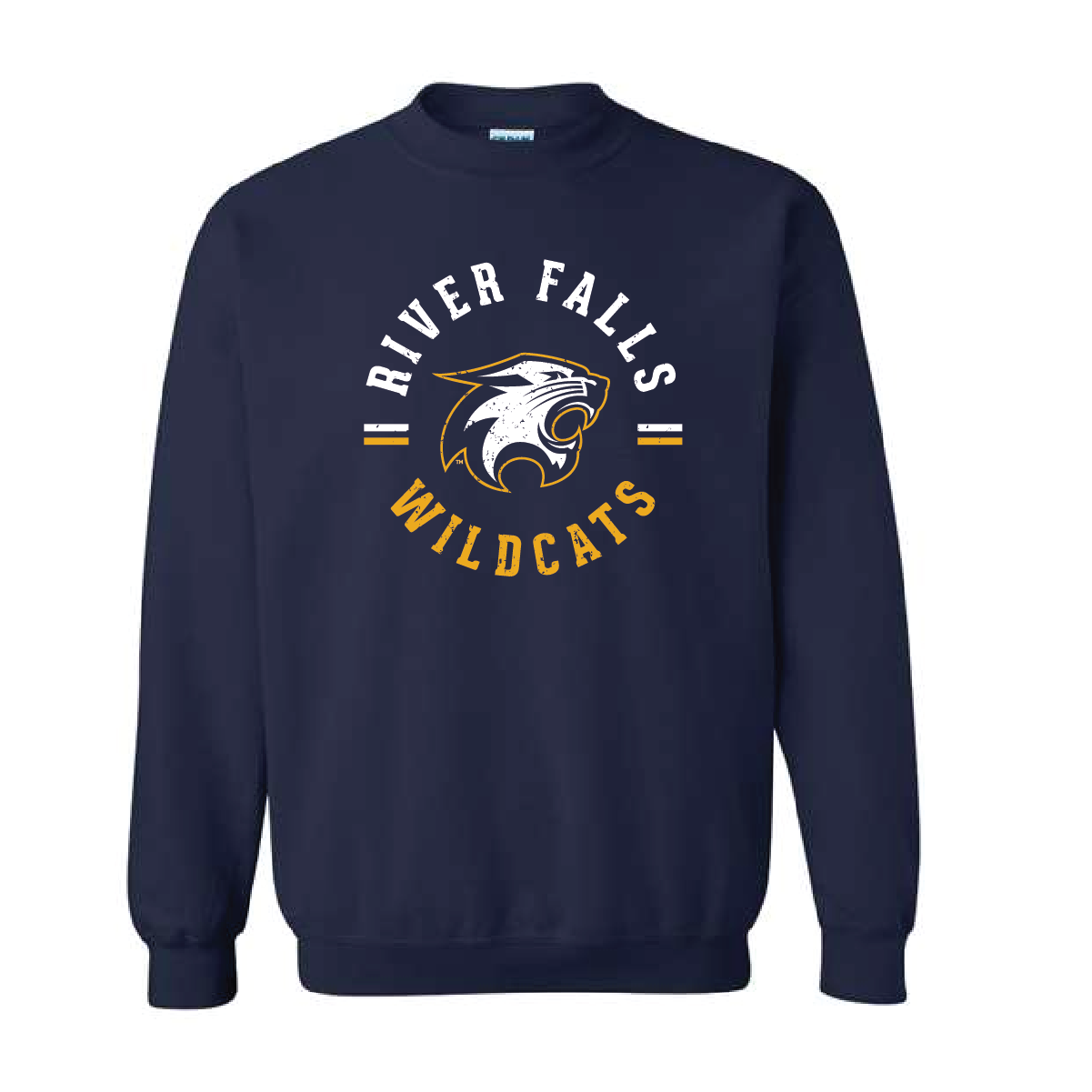 River Falls Retail Online Youth Gildan Crewneck Sweatshirt