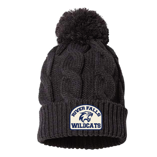 River Falls Retail Online Chunk Knit Beanie - Charcoal