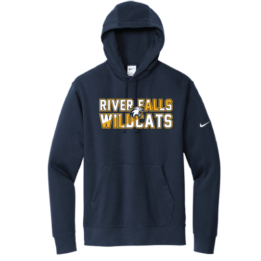 River Falls Retail Online Nike Club Fleece Sleeve Swoosh Pullover Hoodie 81