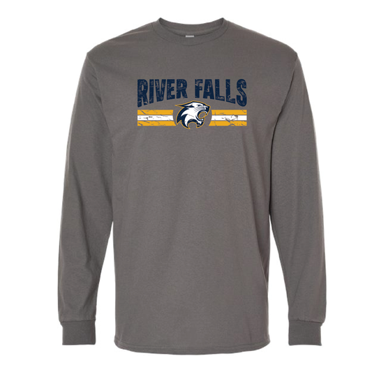 River Falls Retail Online Gildan Unisex Heavy Cotton Long Sleeve T-Shirt - 80