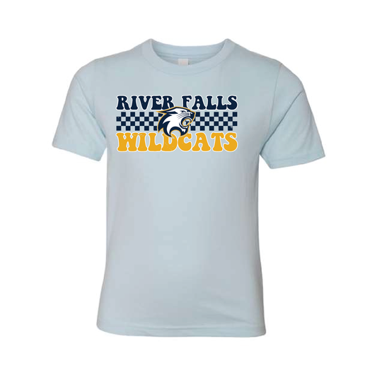 River Falls Retail Online Next Level Cotton Tee - Light Blue