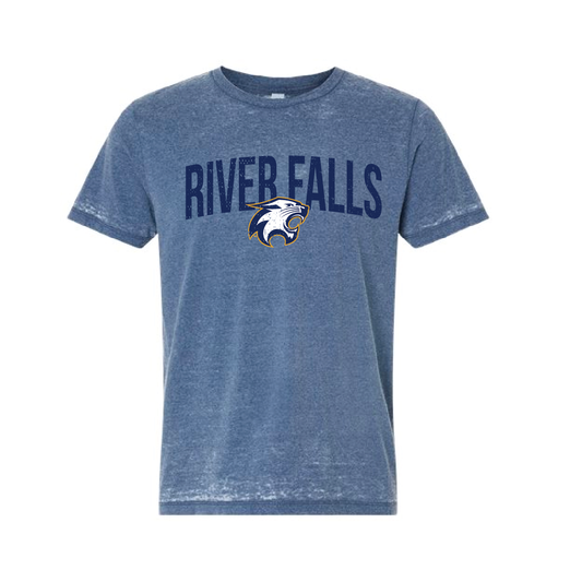 River Falls Retail Colortone Acid Wash Burnout T-Shirt - 63