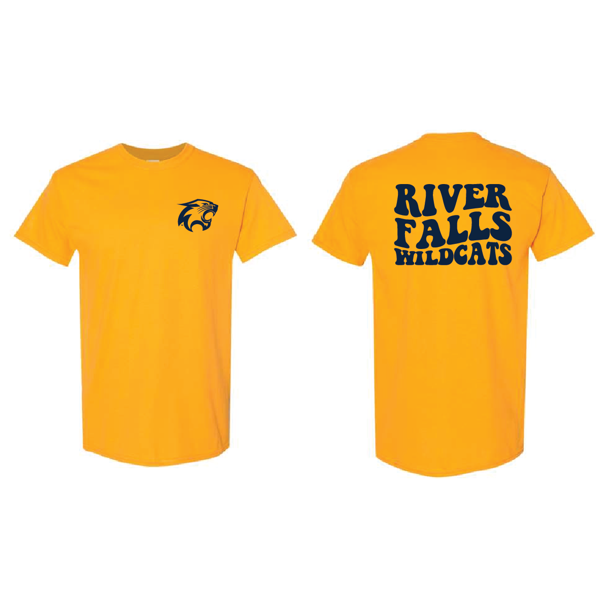 River Falls Retail Online Gildan Short Sleeve T-shirt - Retro Design