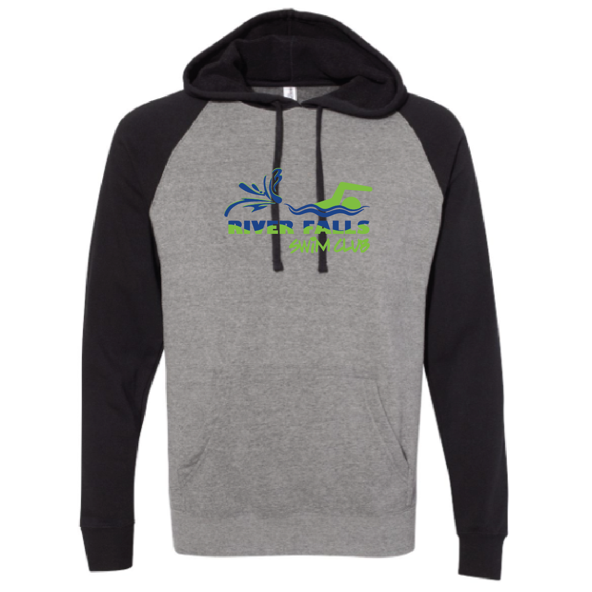 RF Swim Club Lightweight Special Blend Raglan Hooded Sweatshirt