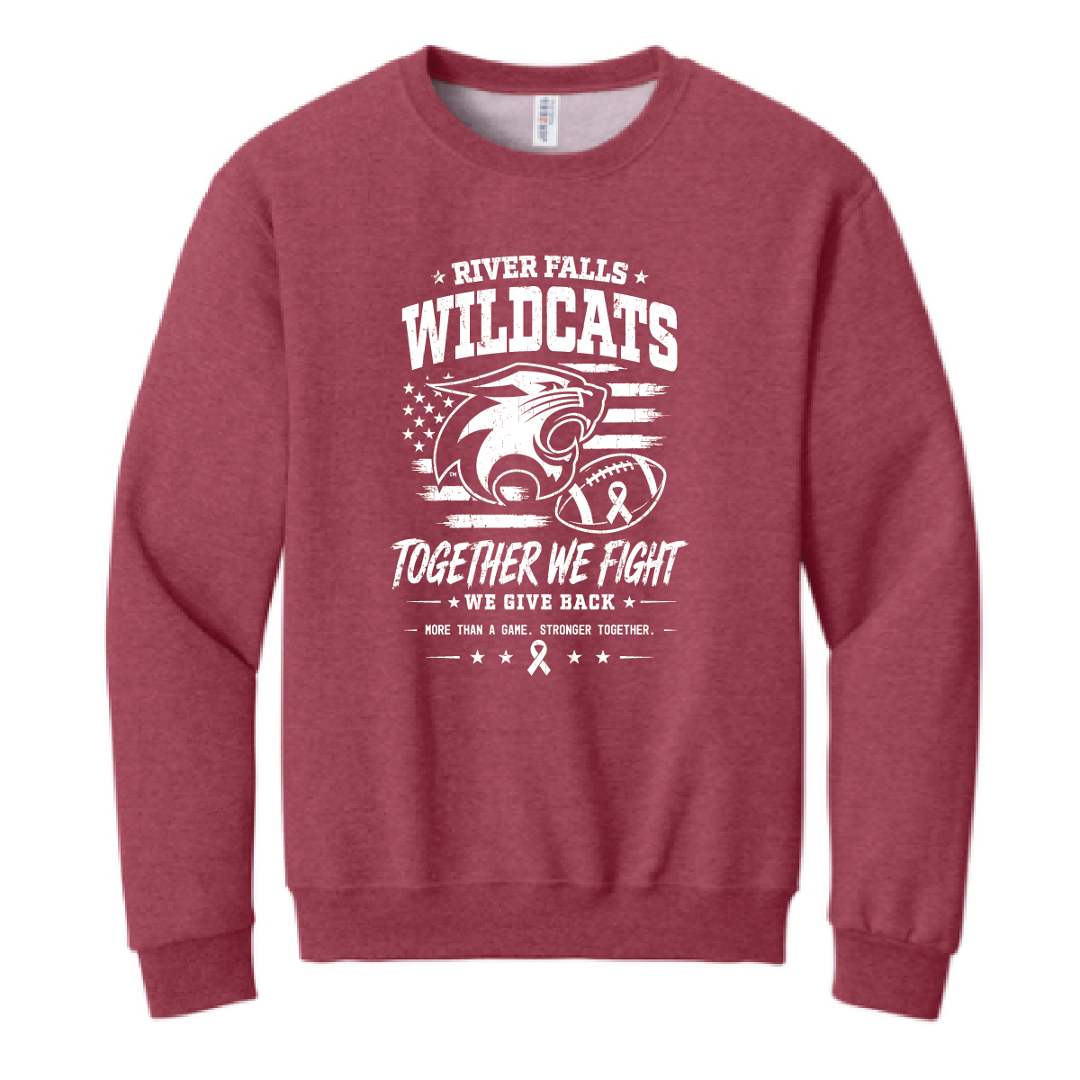 RF Football Together We Fight Crewneck Sweatshirt- 2026